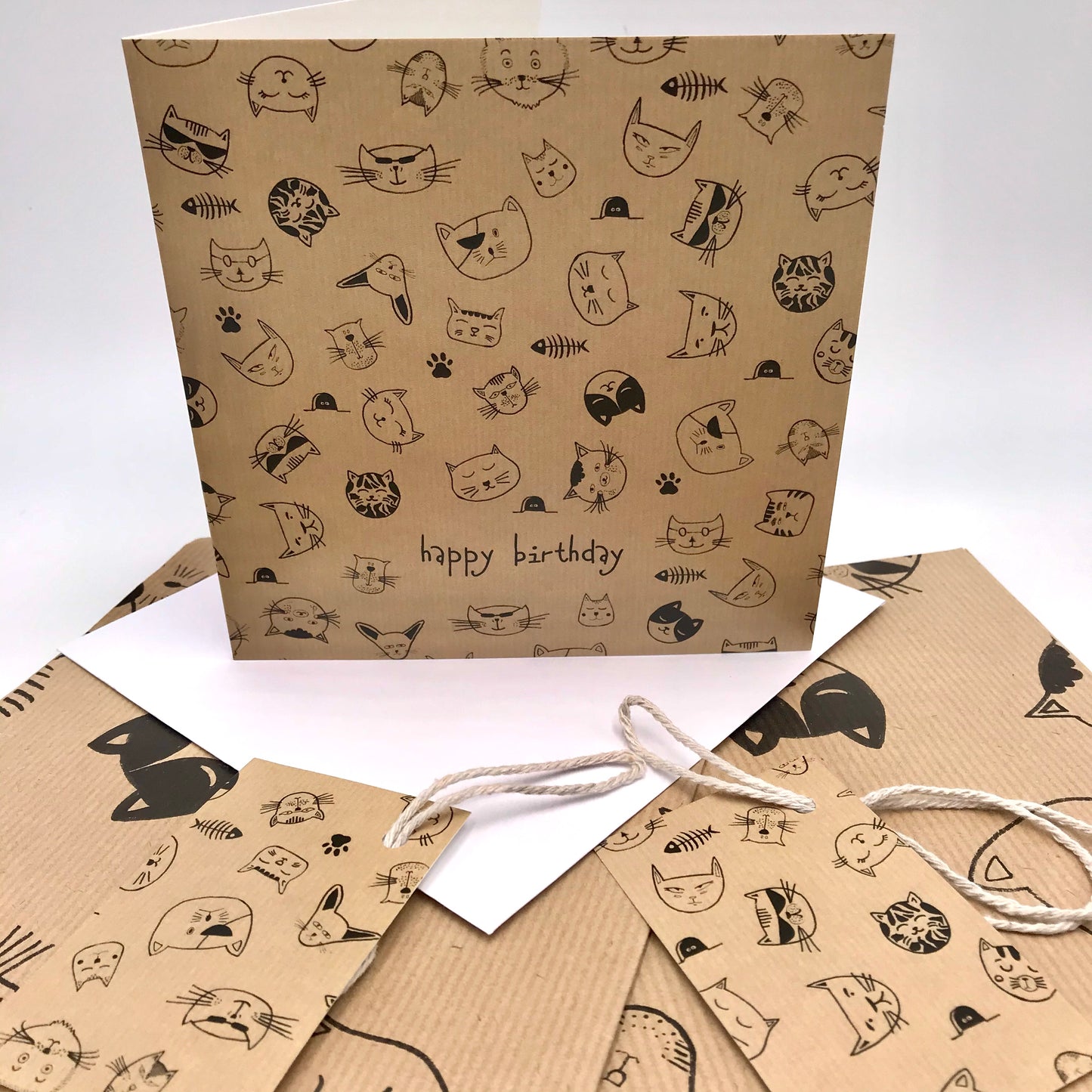 Happy Birthday Purr-fect Cat Gifting Pack (8 Pieces)