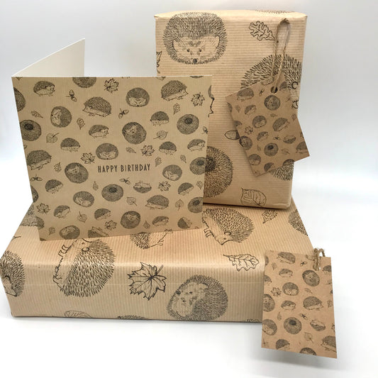 Happy Birthday Hedgehog Gifting Pack (8 Pieces)