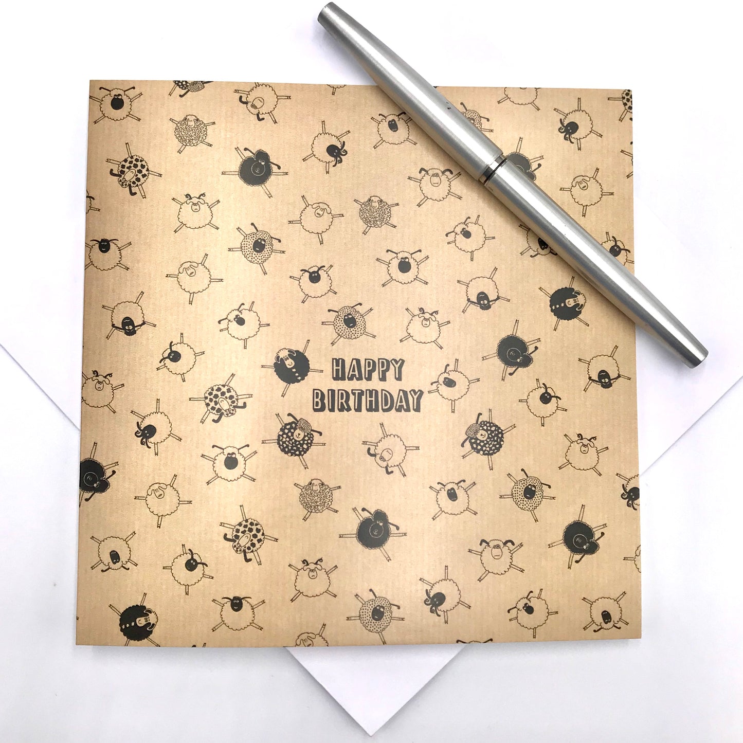 Happy Birthday Caricature Sheep Gifting Pack (8 Pieces)
