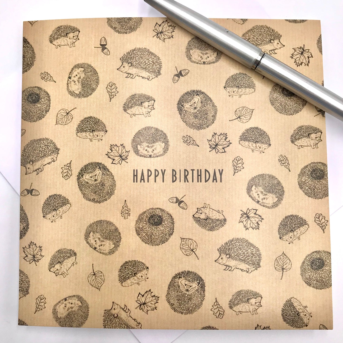 Hedgehog Happy Birthday Card
