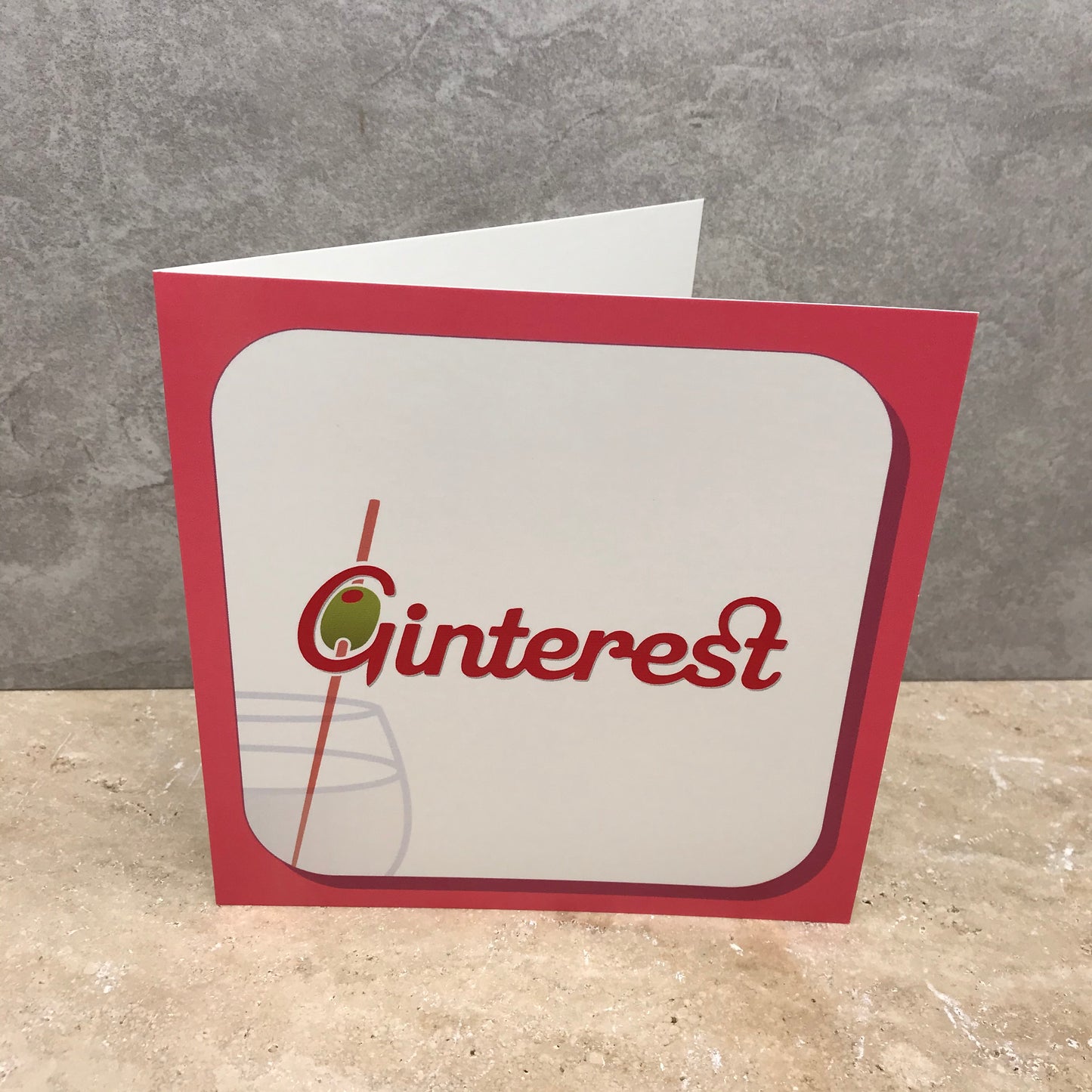 Fun Gin Card 'Ginterest'