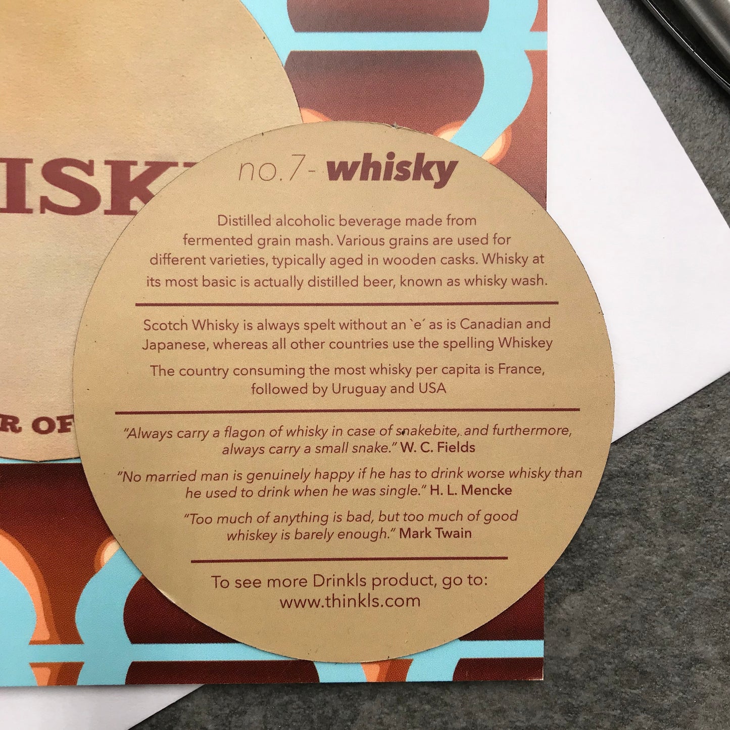 Whisky Pot Still Card (with Magnet)