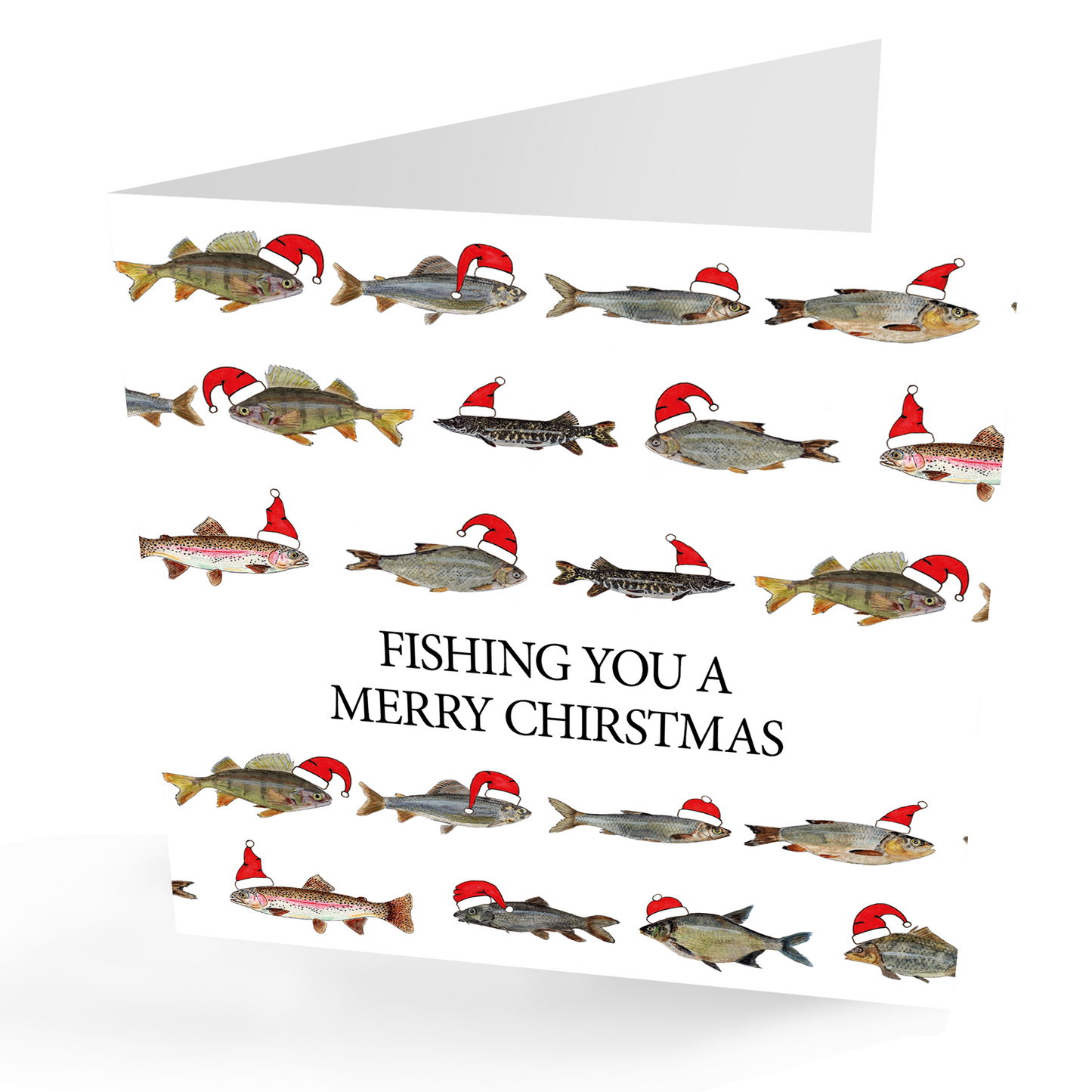 Christmas Fishing Card