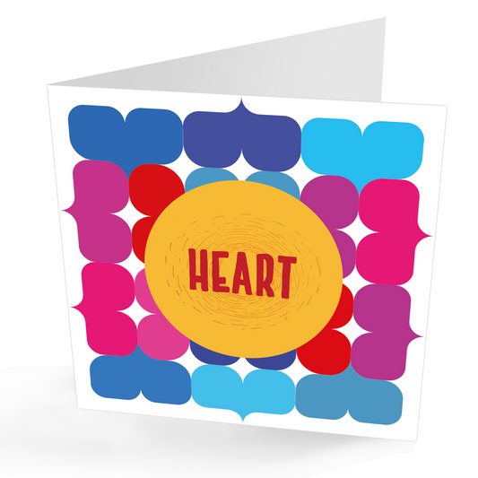 'Heart' Card & Magnet Send some love by post