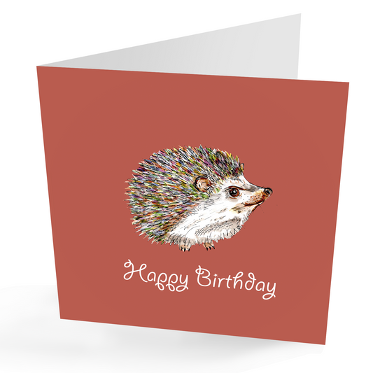 Cute Happy Birthday Grumpy the Hedgehog