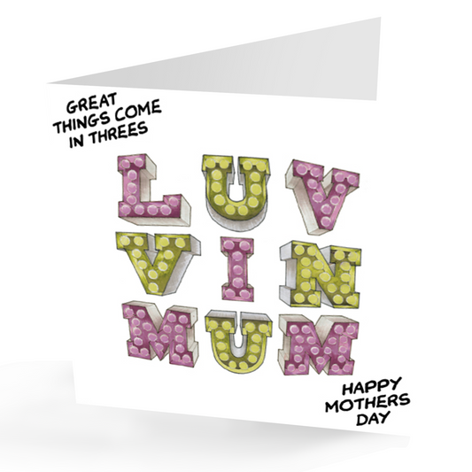 Mothers Day Wine Card. Gently Amusing