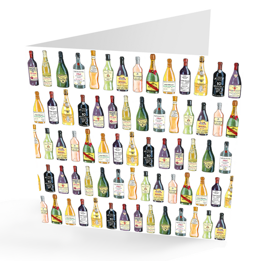 Wine Lovers Card. Fab Wine Greetings Card